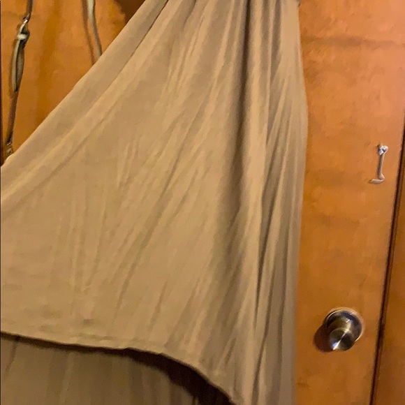 FOREVER 21 Strapless / Halter dress MED hi low hem - Picture 5 of 7